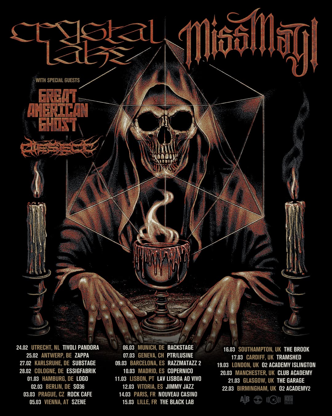 Great American Ghost The Zenith Tour Poster 2026